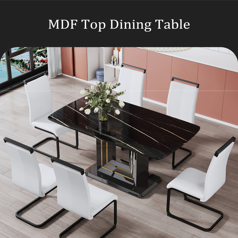 Riddoch Dining Table, Black