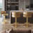 Giacamo Adjustable Height 360° Swivel Velvet Counter & Bar Stool with Low Back and Stainless Steel Pedestal Base (Set of 1)-1137086831-1177392148-1190977469