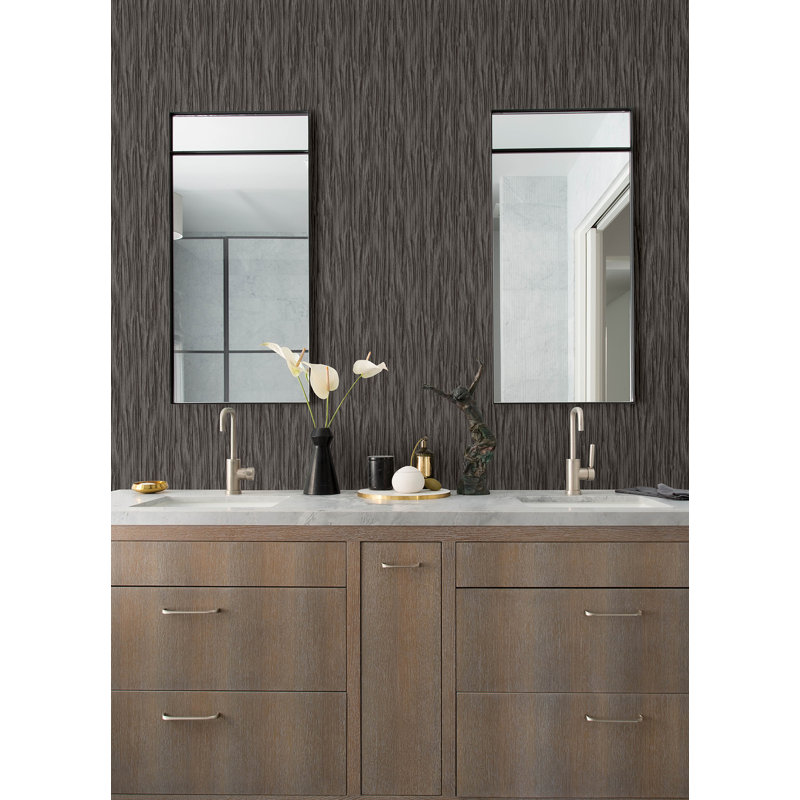 Papier peint Kahuna Pearl Waves, Gris