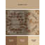 Tapis oriental classique Bates lavable à la machine en brun - reliure beige-846972568