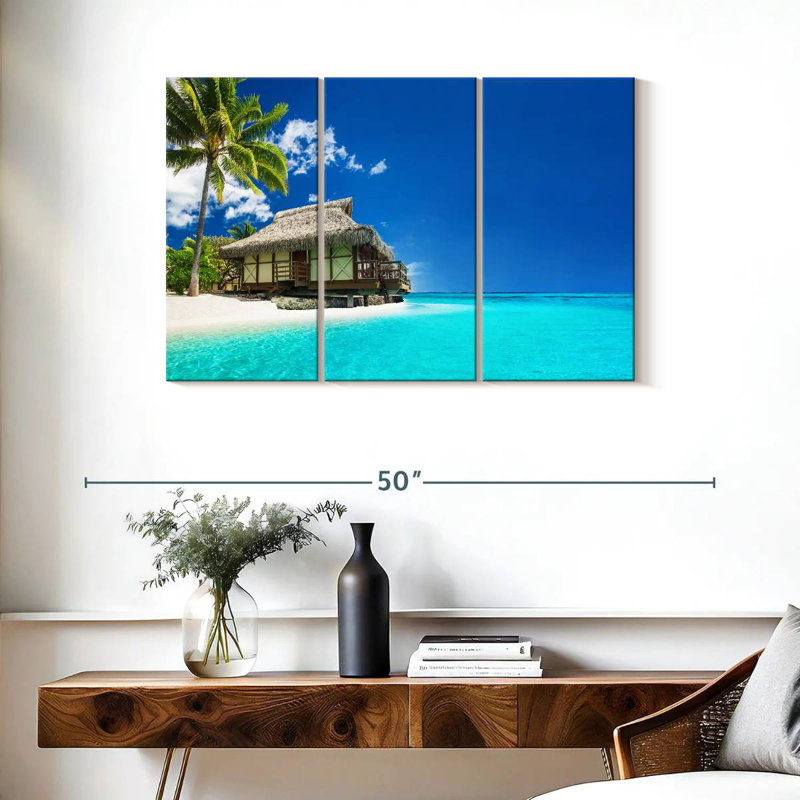 Plage tropicale Gillard Tahiti, H 24 po x l 38 po