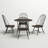 Savannah 4 - Person Four Leg Dining Set-1630885136