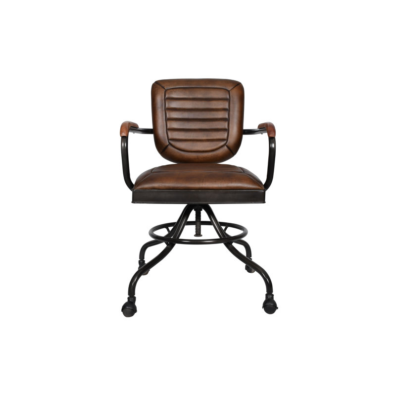 Leather Swivel Task Chair