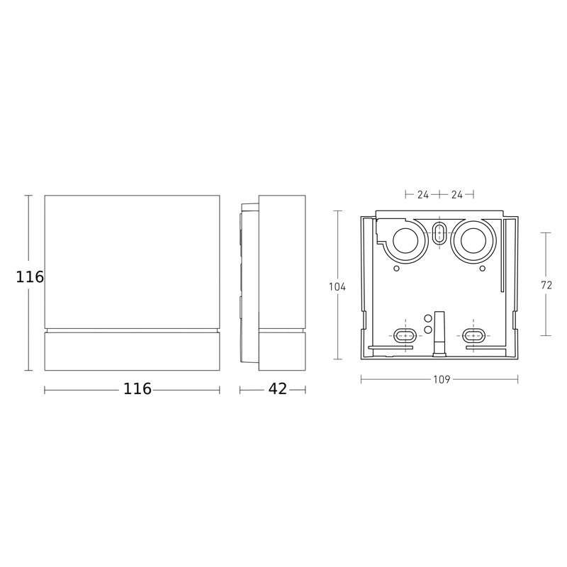 Smart Motion Sensor IS 180 Digi PIR Wall Mount Adjustable via App, Grey