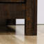 Armoire de rangement idéale pour la chambre à coucher, le bureau ou le salon, finition noyer, tablettes réglables, tiroir inférieur coulissant, bois d'ingénierie, installation rapide, solution pour petits espaces, largeur de 14,39 po,