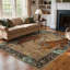 Tapis d'automne lavable Goldene Vintage Tiger Desert Brown - Tapis doux en cachemire pour salon, chambre ou bureau-1817389574-1817352362