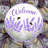 Lavender Spring Welcome Wreath Handmade