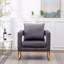 Fauteuil d'appoint de style contemporain avec accoudoirs rembourrés-1223162853