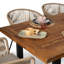 Fabiano 6 - Person Patio Dining Set with Rectangular Table , Cushions Included-1785121587