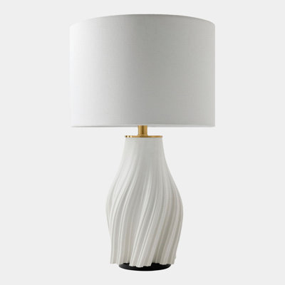 Vertical Wave Lamp-Matte White