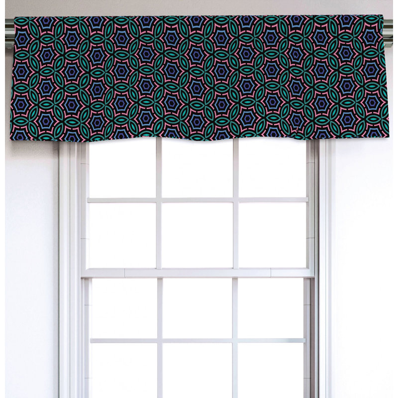 Sateen Ruffled Window Valance