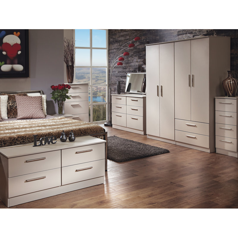 Fully Assembled Lyman Dressing Table, Mushroom