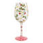 Lolita Ladybird Hand Painted Wine Glass 15oz