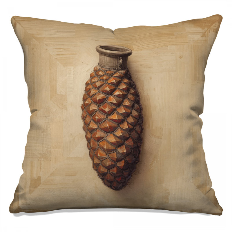 Coussins décoratifs géométriques Pinecone, 14 X 14 pouces