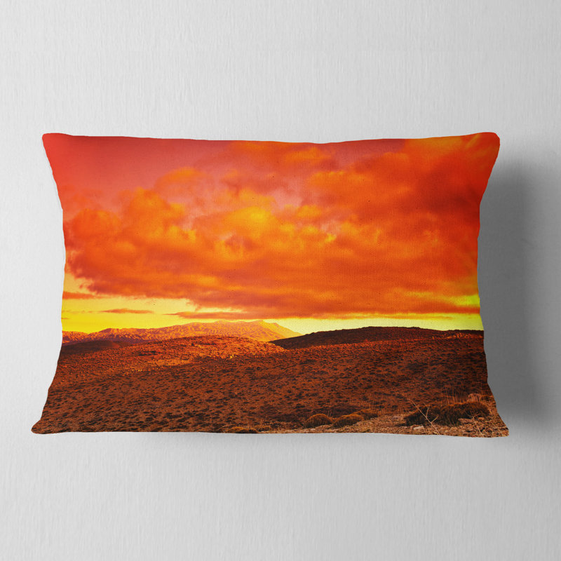 Landscape Throw Pillow, 12" x 20", Rectangle