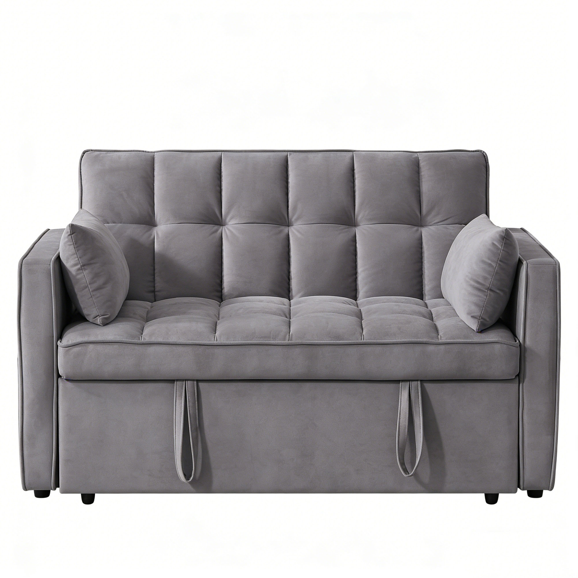 Latitude Run® 3 in 1 Convertible Sleeper Sofa Bed, 55" Pull Out Couches ...