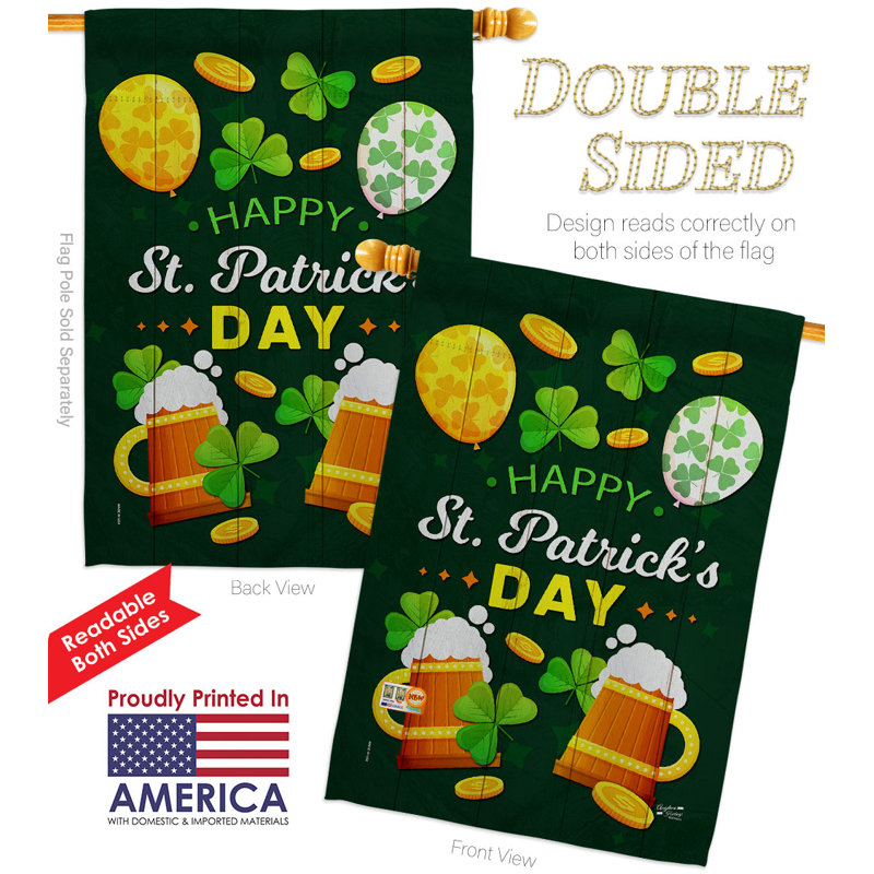 Drapeau polyester Alyani, H 40 po x l 28 po