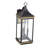 24" H  3-Light Outdoor Wall Lantern with Dusk to Dawn Sensor