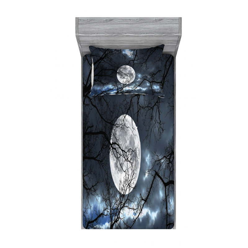 Microfiber Sheet Set, Twin Sheet Set with Fitted Sheet