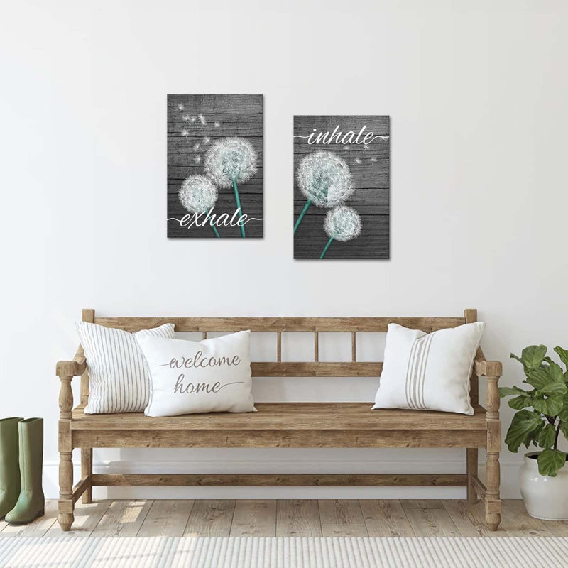 2 Piece Wrapped Canvas Print, 60 cm H x 40 cm W