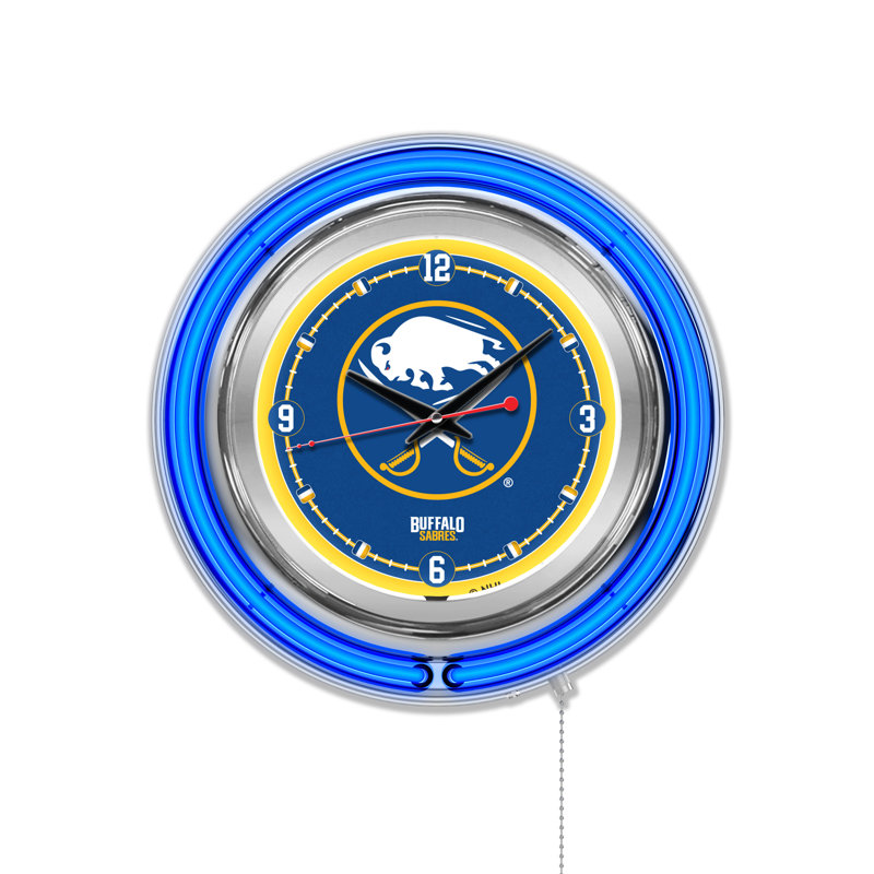 Horloge murale 15" nhl, Buffalo Sabres