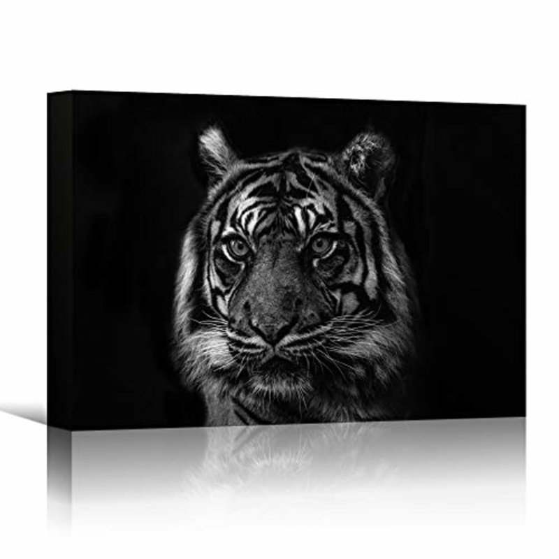 Signature signée Tiger, H 12 po x l 18 po
