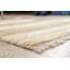 Tapis de zone en laine beige/brune 2 pi 10 po x 3 pi 10 po one-of-kind à la main-noué la new age gabbeh Albern