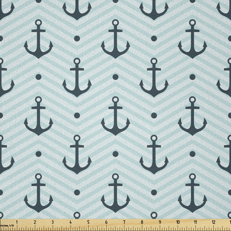 Daelani Waves Monochromic Work Fabric