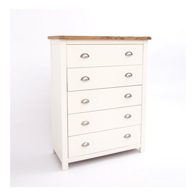 90 cm W Chest of 5 Drawers