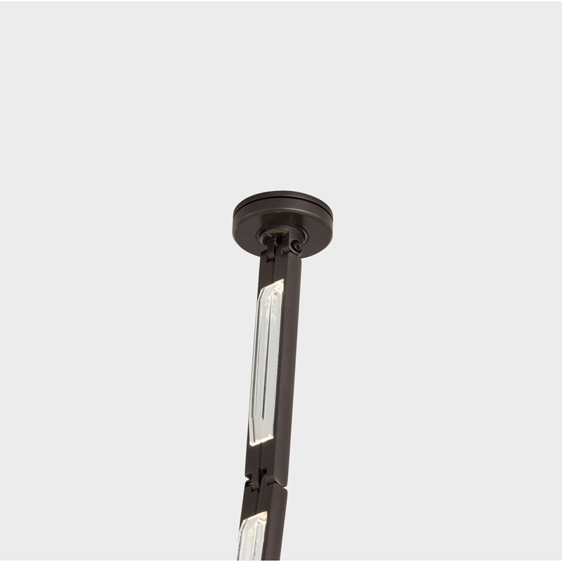 Catena 118 Chandelier, Bronze, Surface, 2700 Kelvins