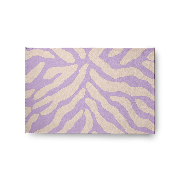Cymon Chenille Animal Print Indoor Rug