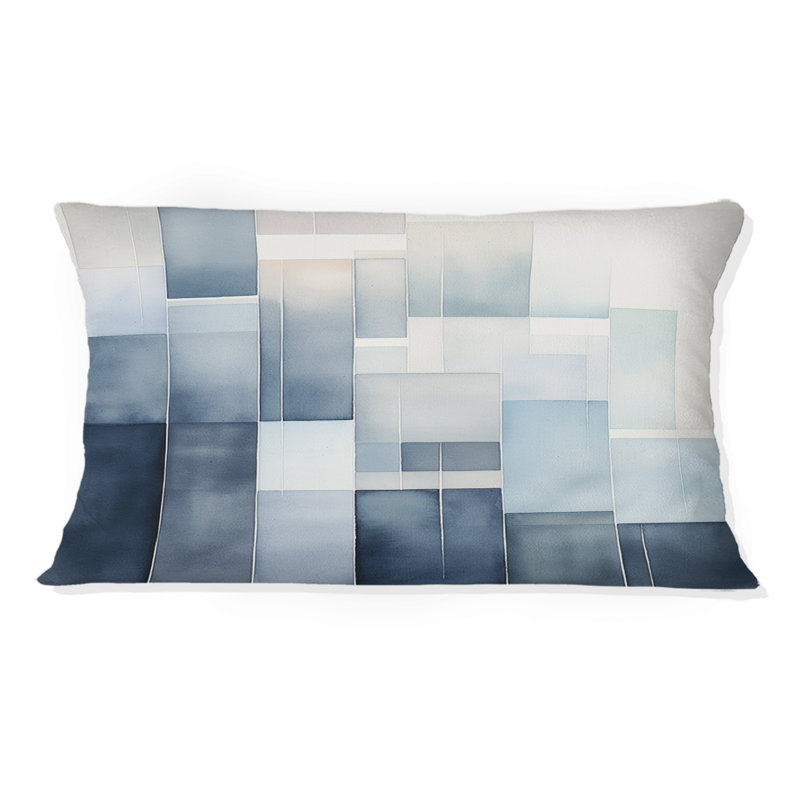 Coussin Cubist Dreams In Faded Retro