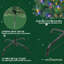 Arbre de Noël artificiel pré-éclairé avec lumières DEL changeantes de couleur - vert Noël, assemblage facile, branches articulées et support en métal robuste-1150373511