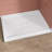 48" X 36" Double Threshold Shower Pan Base In White With Center Drain Assembly & Drain Cover Included
