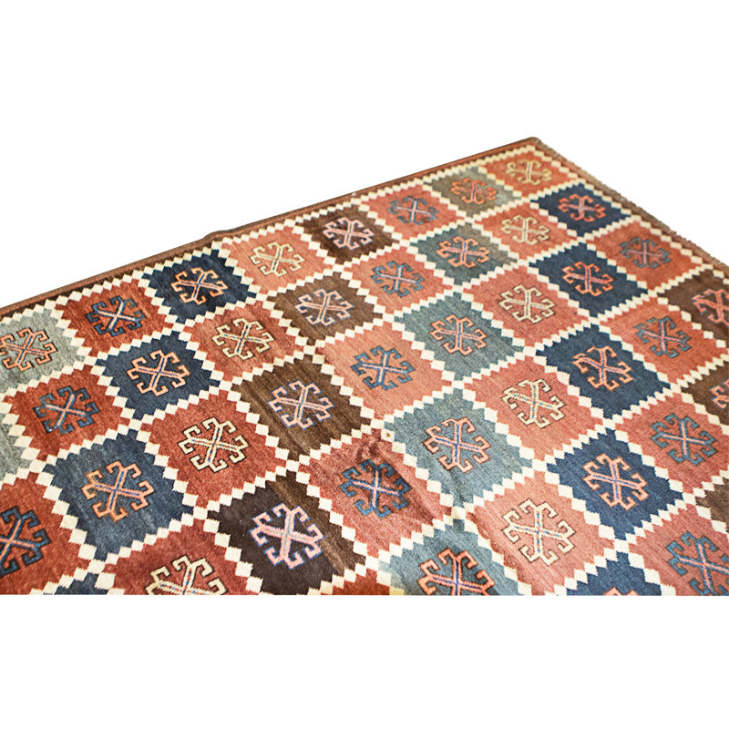 Tapis multicolore de haute qualité noué à la main