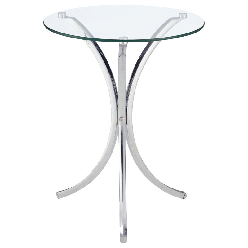 Table d'appoint Claudia Chrome