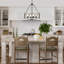Lustre cylindrique rustique à 4 lumières Reback-951194609