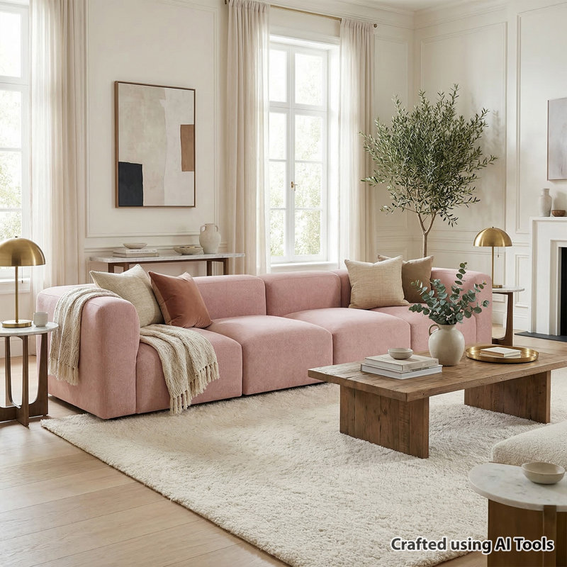 Canapé modulaire 4 pièces Boucle