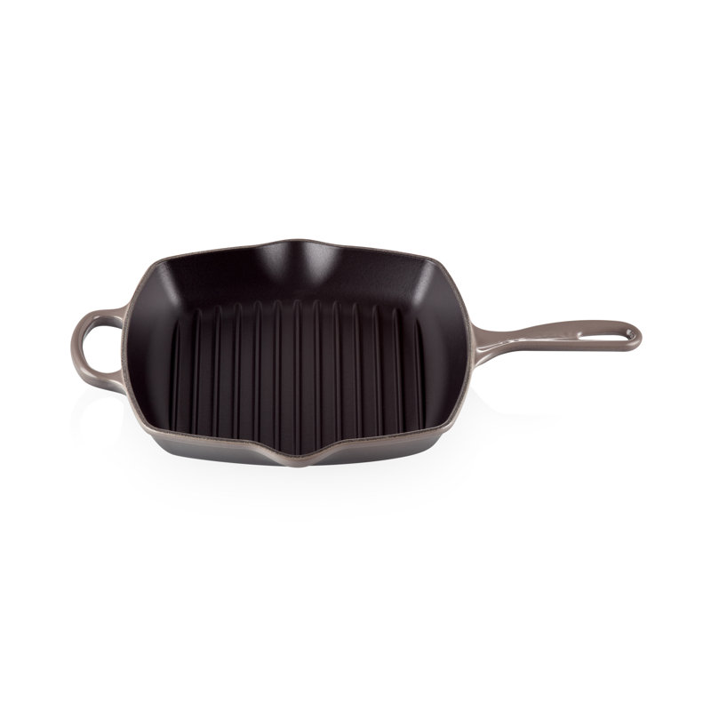 Le Creuset Cast Iron Square Grillit 26cm, Flint