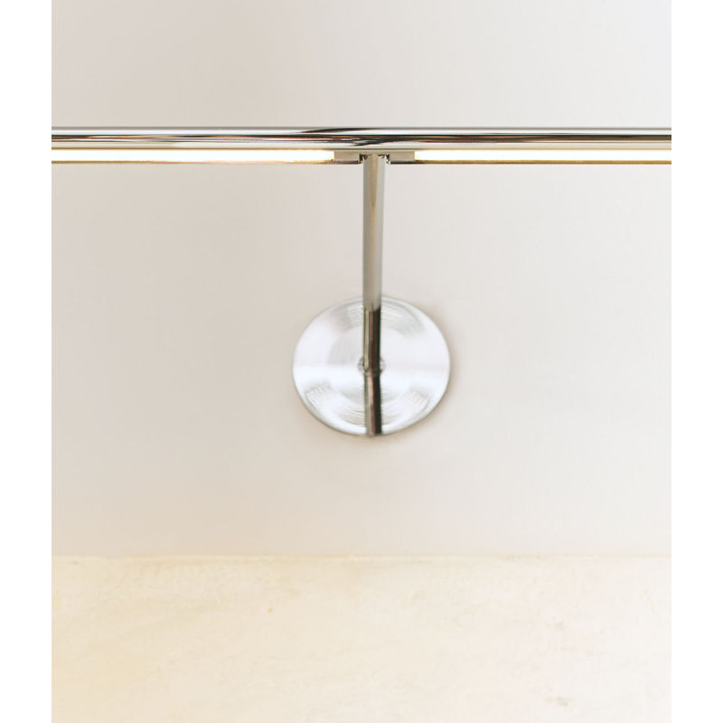 Plural Dome Picture Light, 0.5" H x 24" W x 8.9" D, Polished Nickel, 17.4