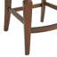 Tabouret pivotant à hauteur de comptoir en bois d'hévéa massif Napa-72720630-72720627
