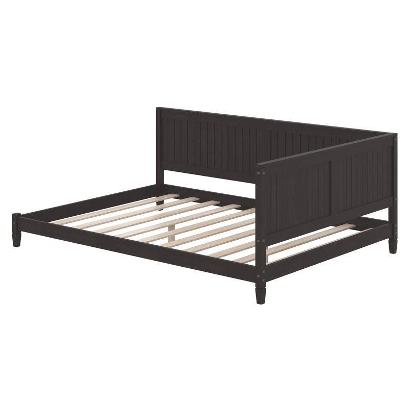 Wood Daybed/Sofa Bed, Espresso, Twin
