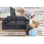 Canapé modulaire moelleux modulaire en chenille extra doux en forme de U avec repose-pieds et accoudoirs-955975998