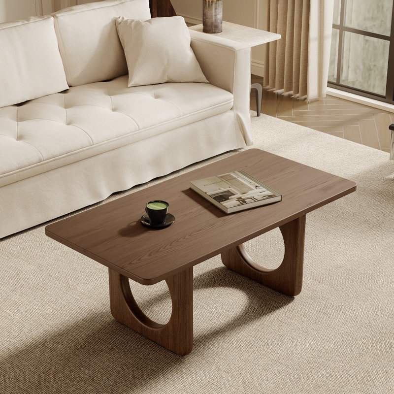 47“ Modern Solid Wood Coffee Table