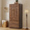 Armoire en relief à 2 portes avec 2 tiroirs