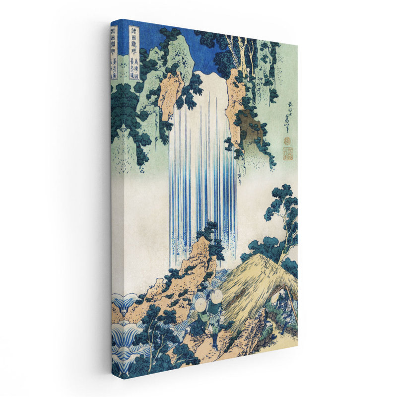 «Yoro Waterfall in Mino Province, 1760-1849», reproduction d'art sur toile, H 48 po x l 32 po