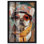 Élégant chapeau de seau Frenchie, reproduction d'art par Shadowbox par Art Remedy