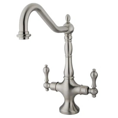Kingston Brass Heritage Two-Handle Deck Mount Kitchen Faucet