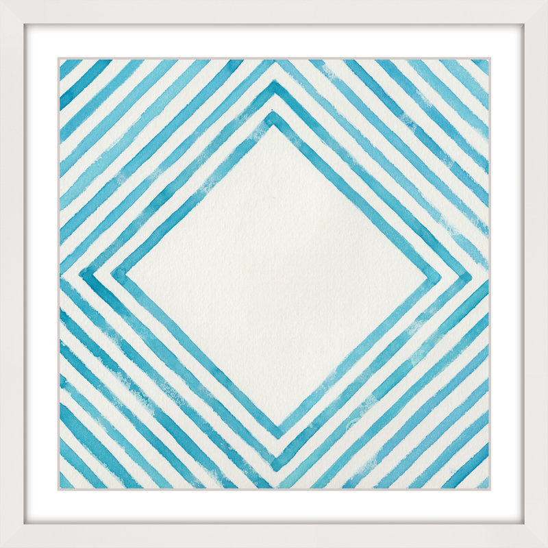 « deconstruit », reproduction d’art encadrée, H 32 po x l 32 po x P 1,5 po, Cadre blanc
