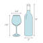 Intermezzo Blue 15.8 oz. Red Wine Glass